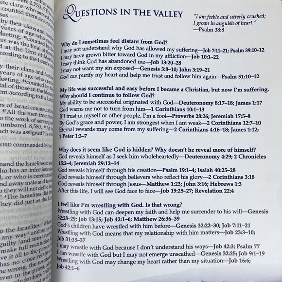 The Encouragement Bible Dave Dravecky's Outreach of Hope Bonded Leather - Picture 11 of 14